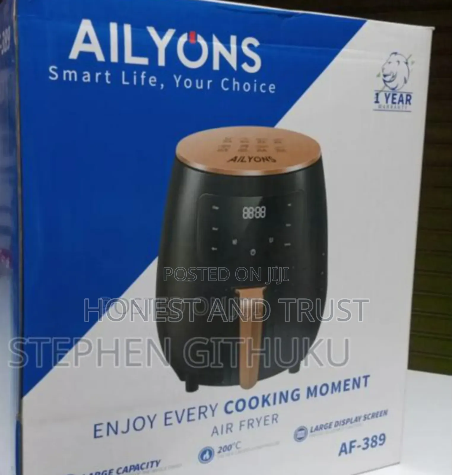 Original Air Fryer Ailyons 6 Litres