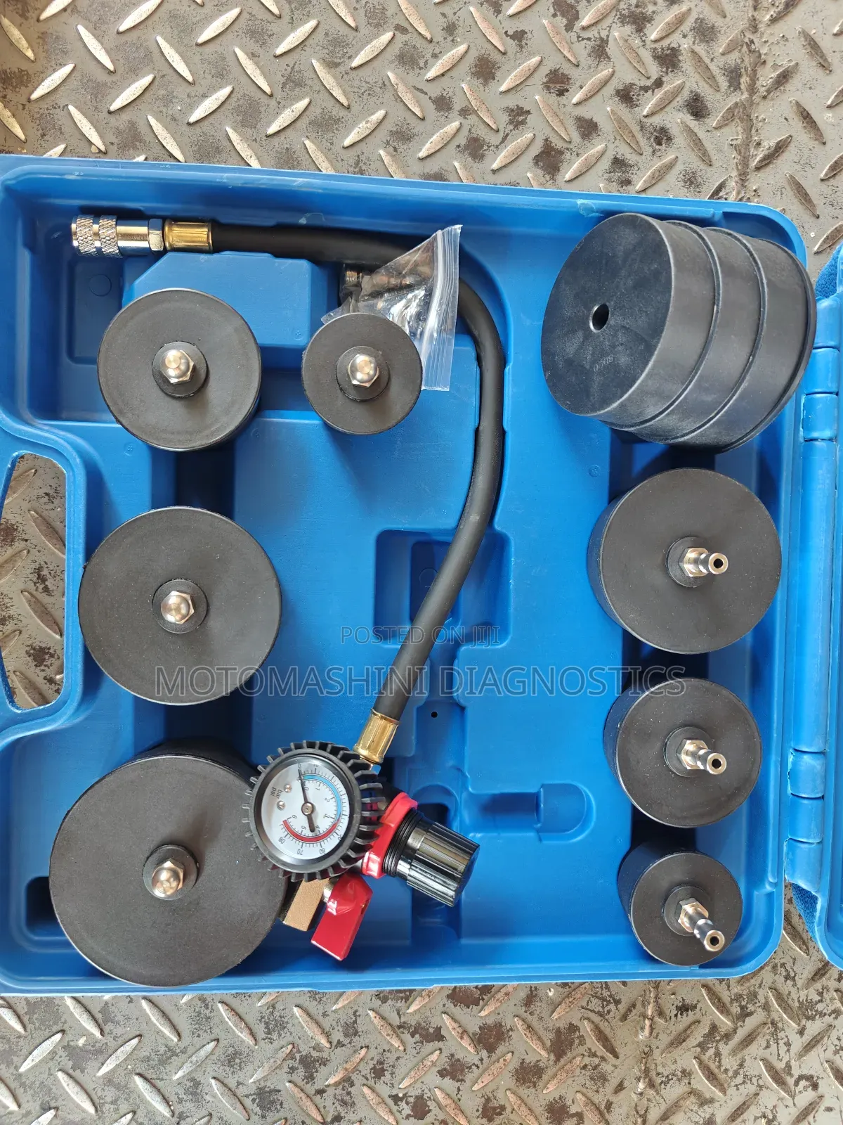 9 Piece Vehicle Turbo Boost Pressure Leakage Tester Kit