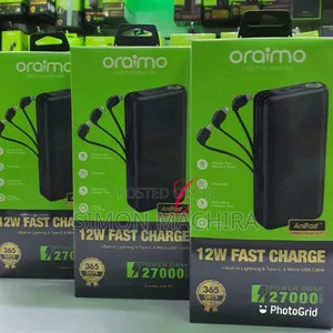 Oraimo Power Bank. 27000mah Powerbank Oraimo