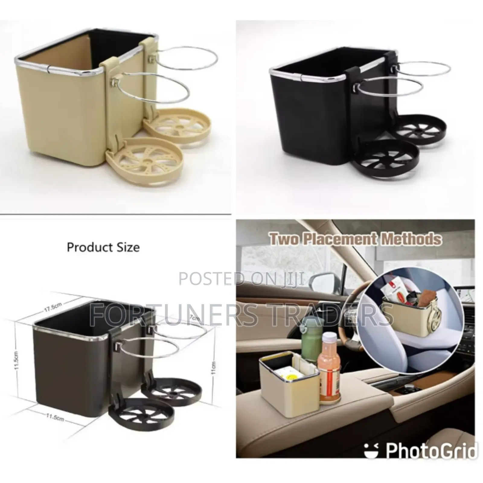 *Car Arm Rest Organizer ( Box, Phone Slot, 2 Bottle Holder)*
