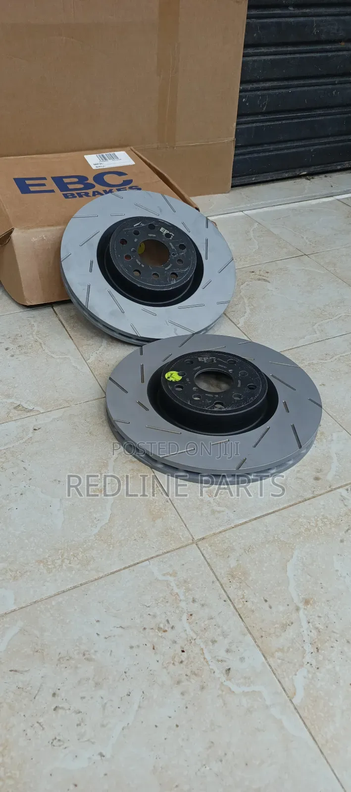 Ebc Sports Subaru Sti Slotted Performance Disks.