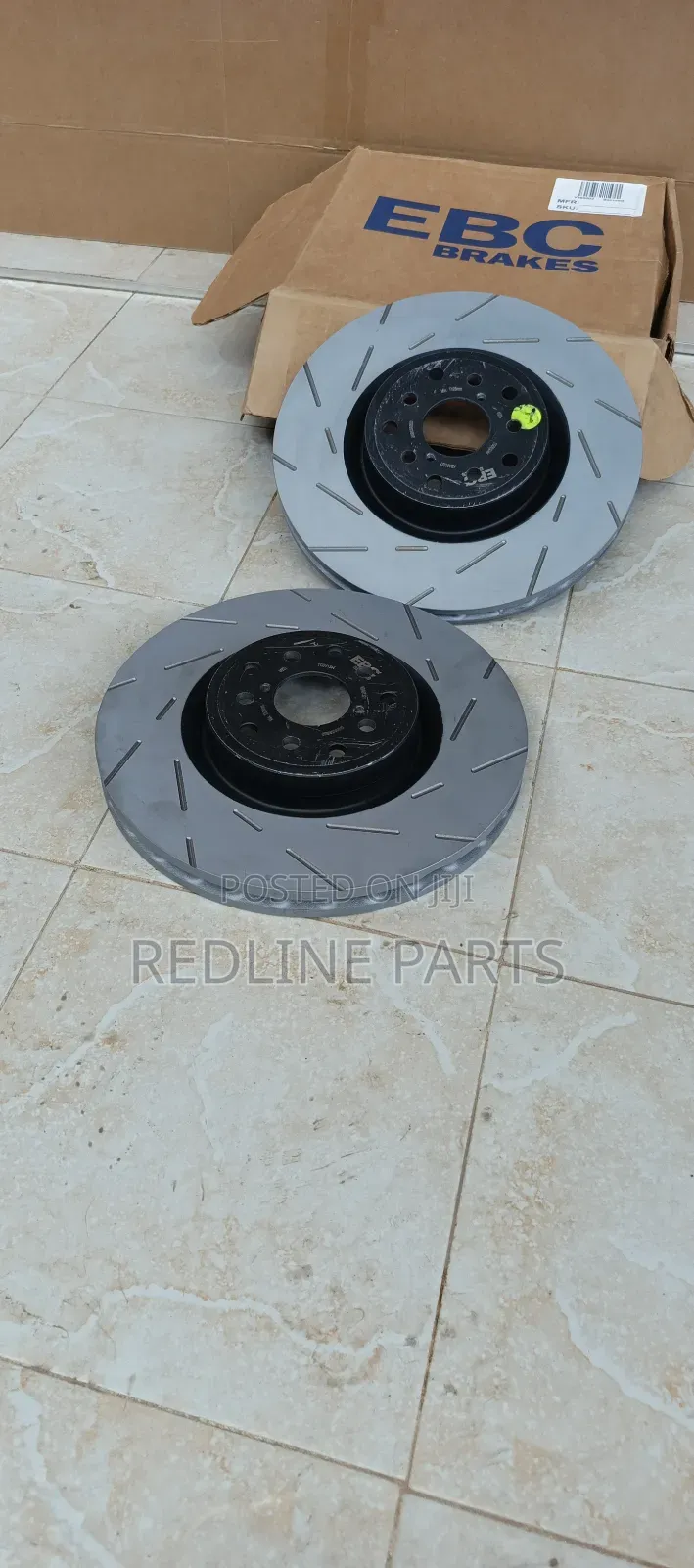 Ebc Sports Subaru Sti Slotted Performance Disks.