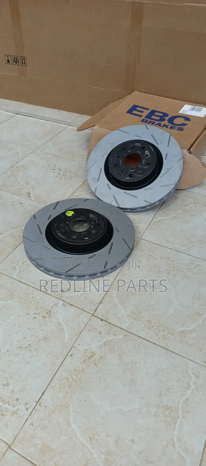 Ebc Sports Subaru Sti Slotted Performance Disks.