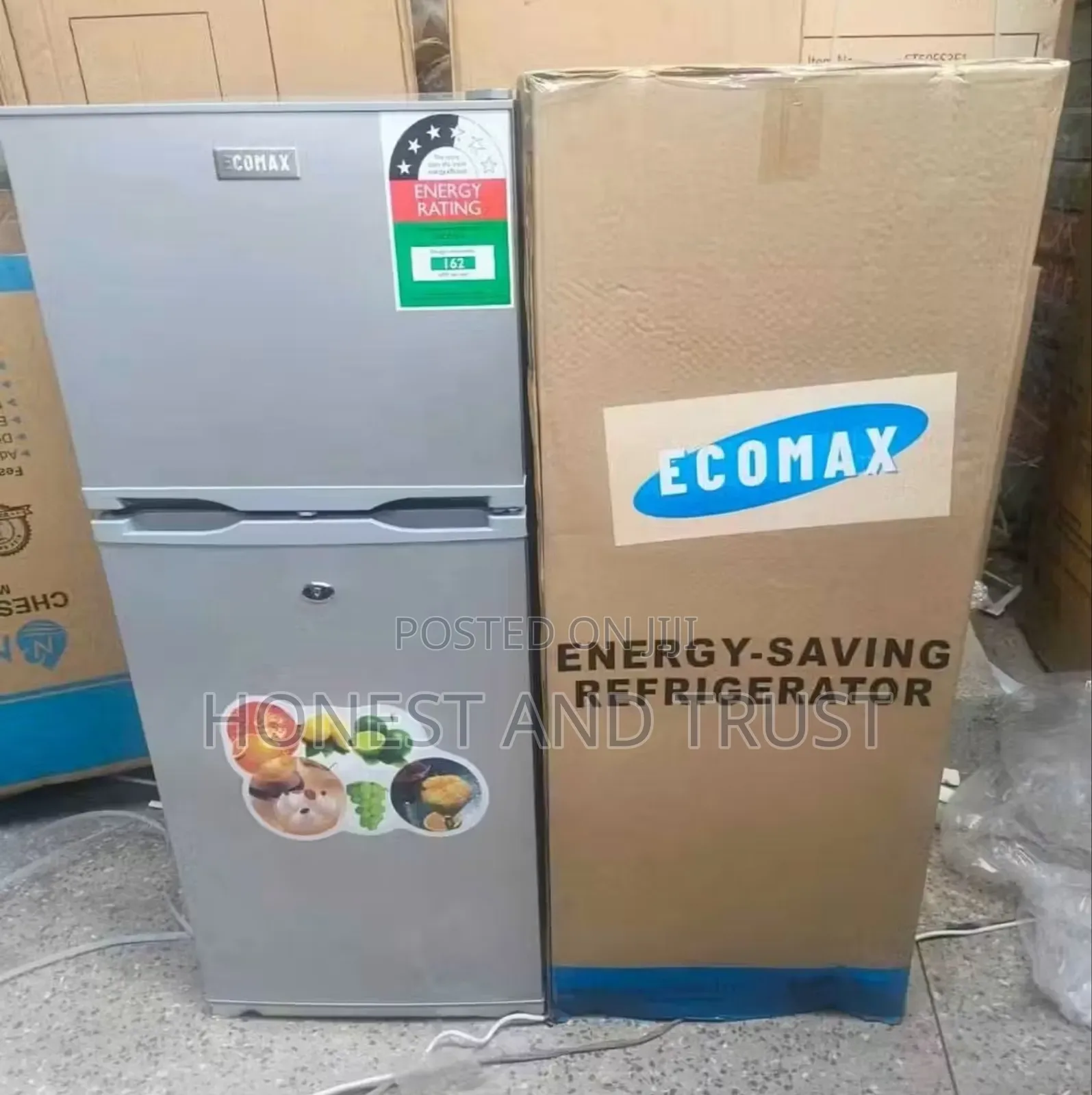 Ecomax 118l Double Door Refrigerator E/118ld