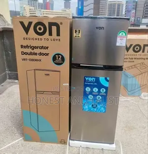 138 Litres Double Door Fridge Von VRT-138drhx