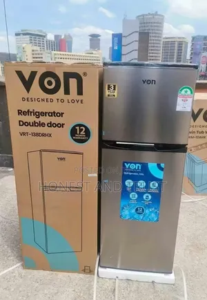 Fridge*Von 138litres Double Door,Vrt-138drhx