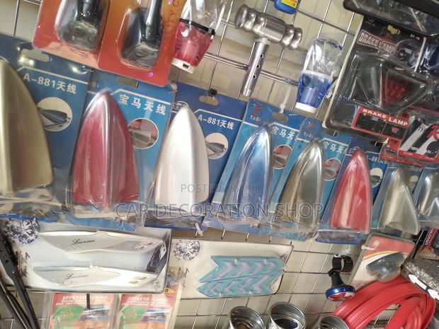 Different Colors Non Functional Shark Fin Designed Antennae - main view