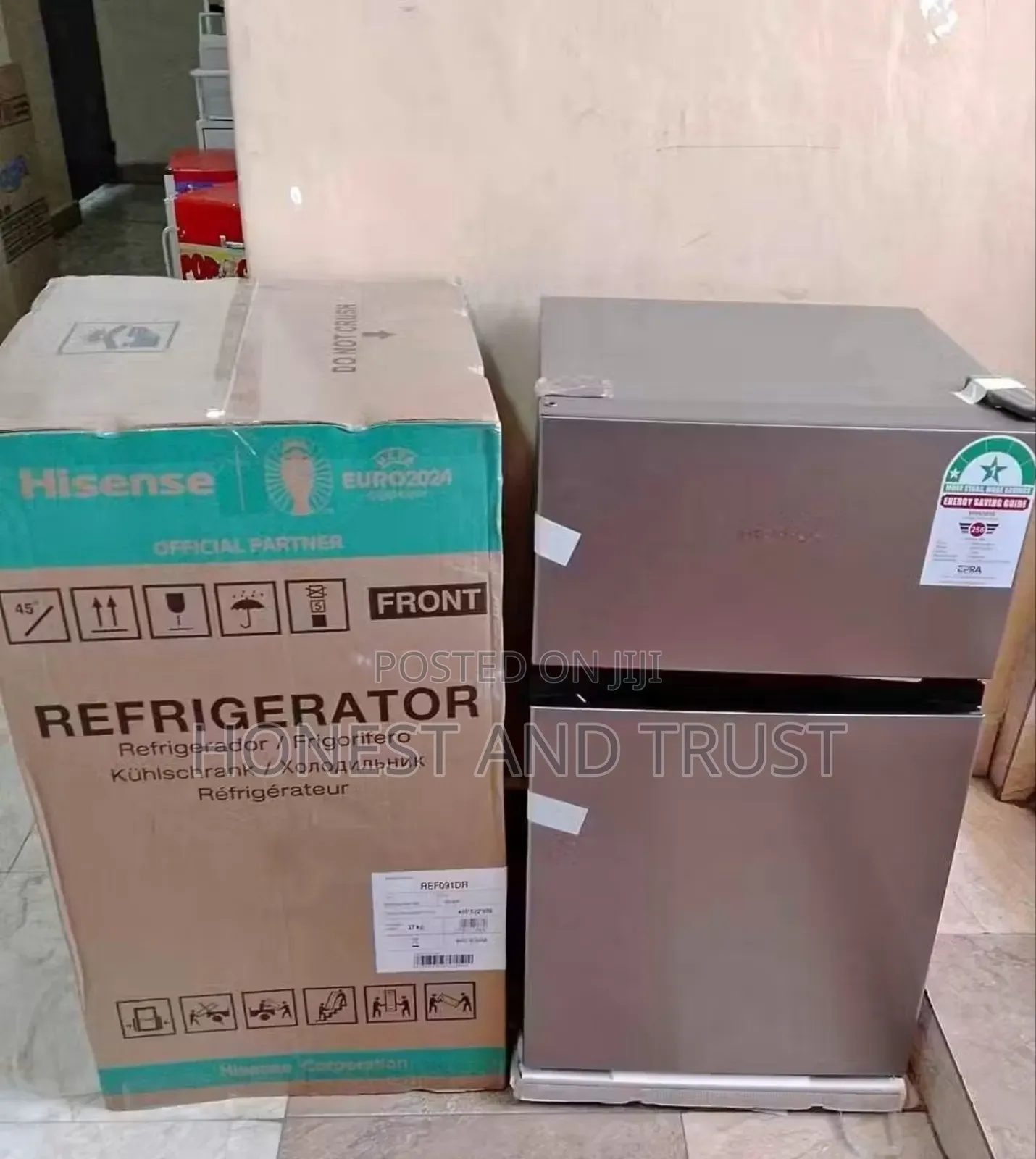 Hisense 91 Liters Ref091dr Double Door Fridge(91 Ltrs)