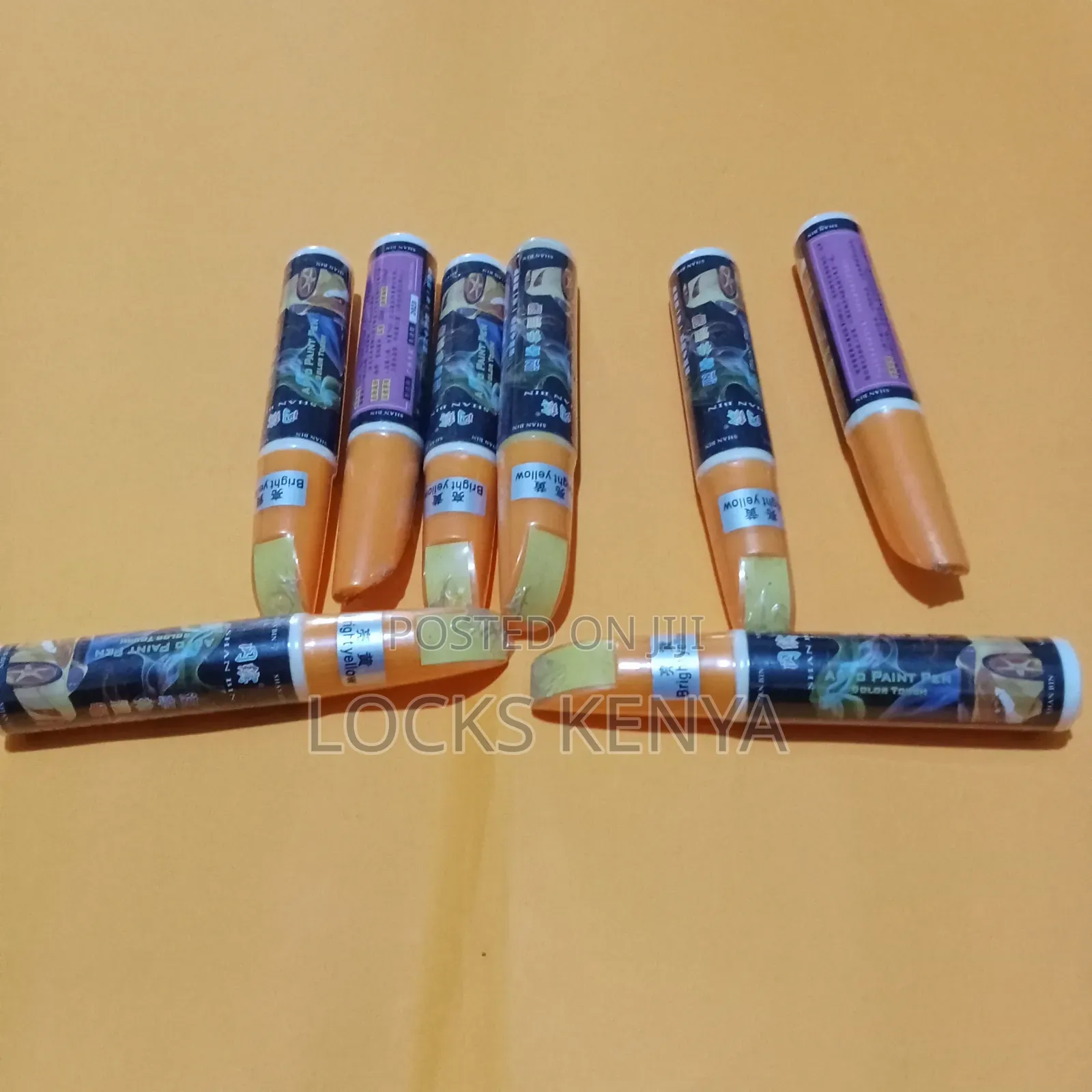 Bright Yellow Compatible Car Scratch Repair Pen