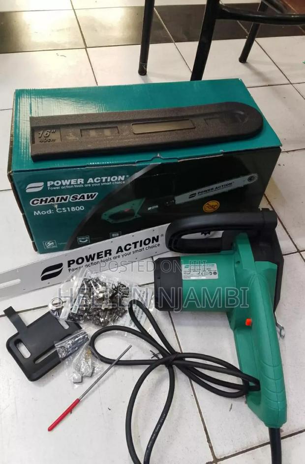 Power Action Electric Chainsaw
1800 Watts