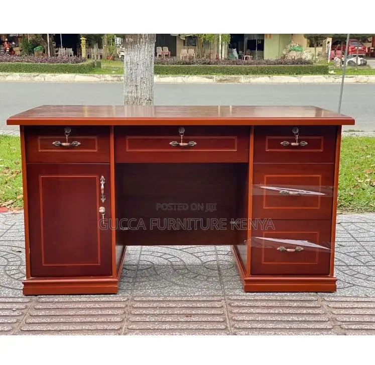 Office Tables:1.4 Meters Oval Wood Executive Work Desk