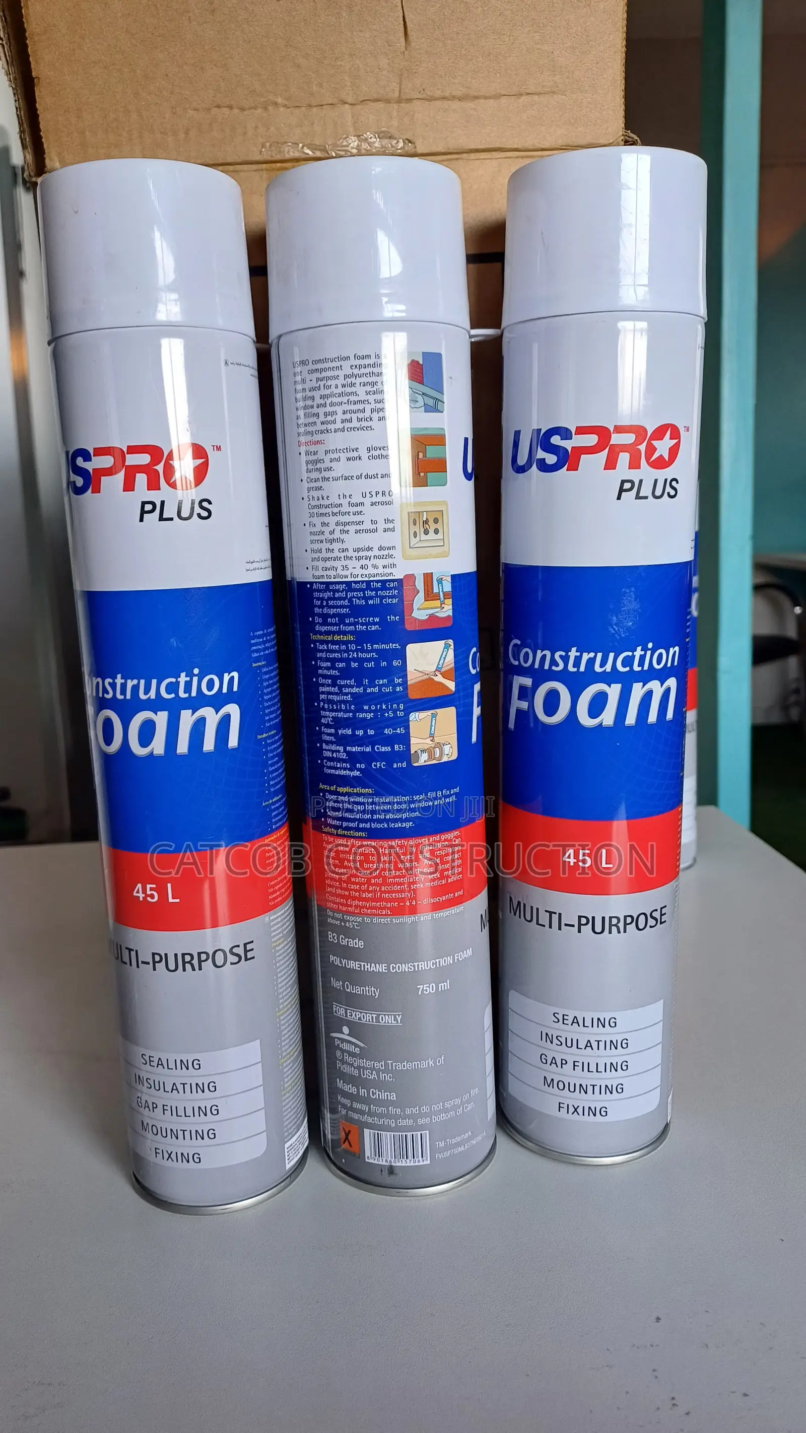 Multipurpose Expanding Foam Construction