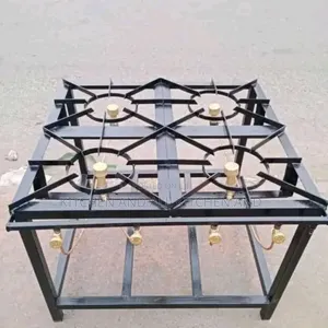 Mild Steel 4 Burner Gas Cooker High Quality