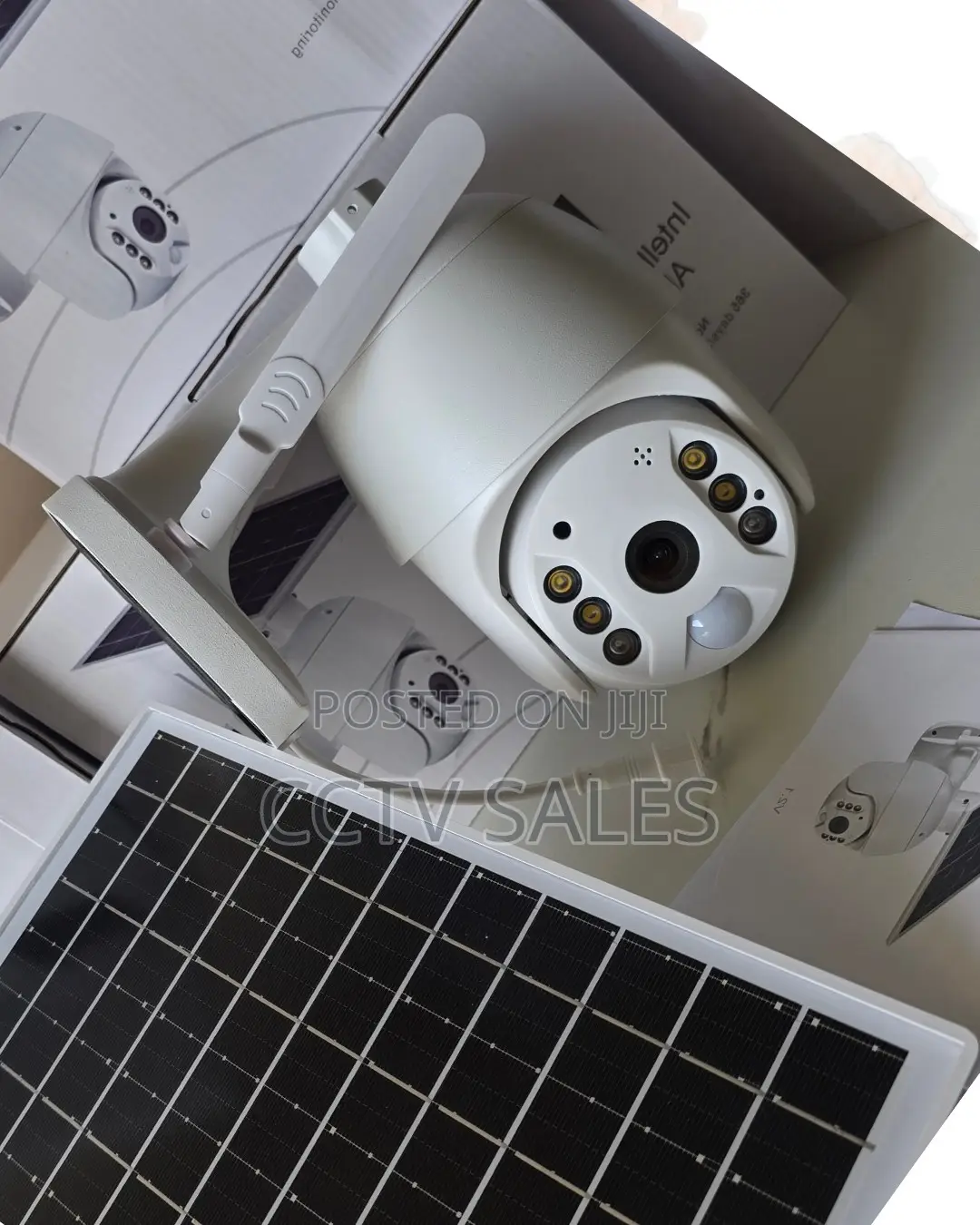Outdoor Ubox Solar Powered Camera Wireless-Lithium Batteries