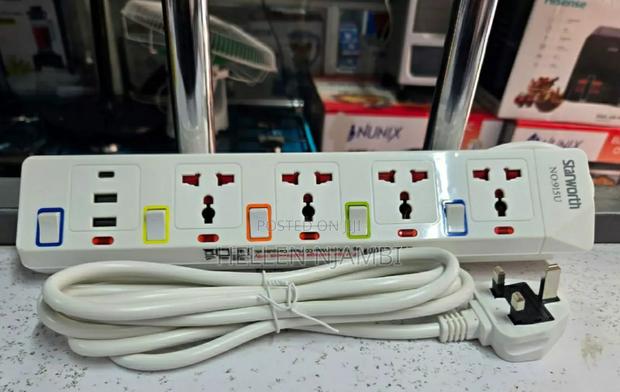 *Starworth Extension 5way With Usb Ports