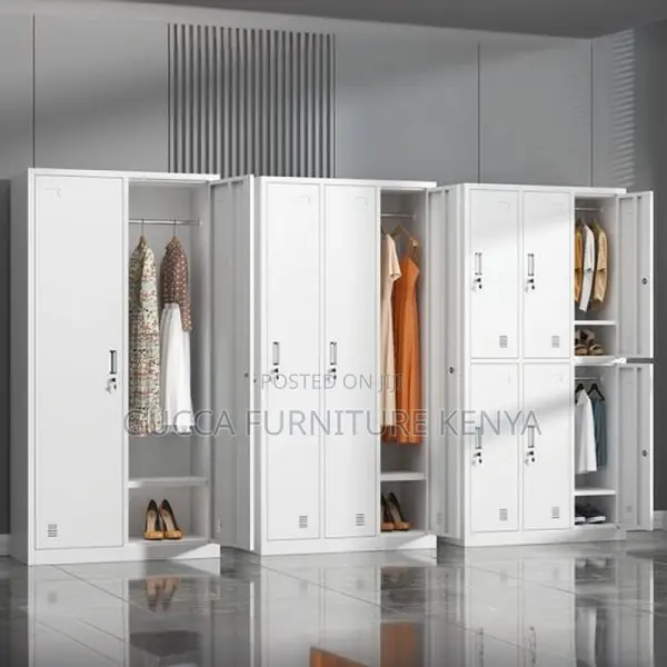 Cabinets: Office 6-Locker Storage Cabinet With Durability
