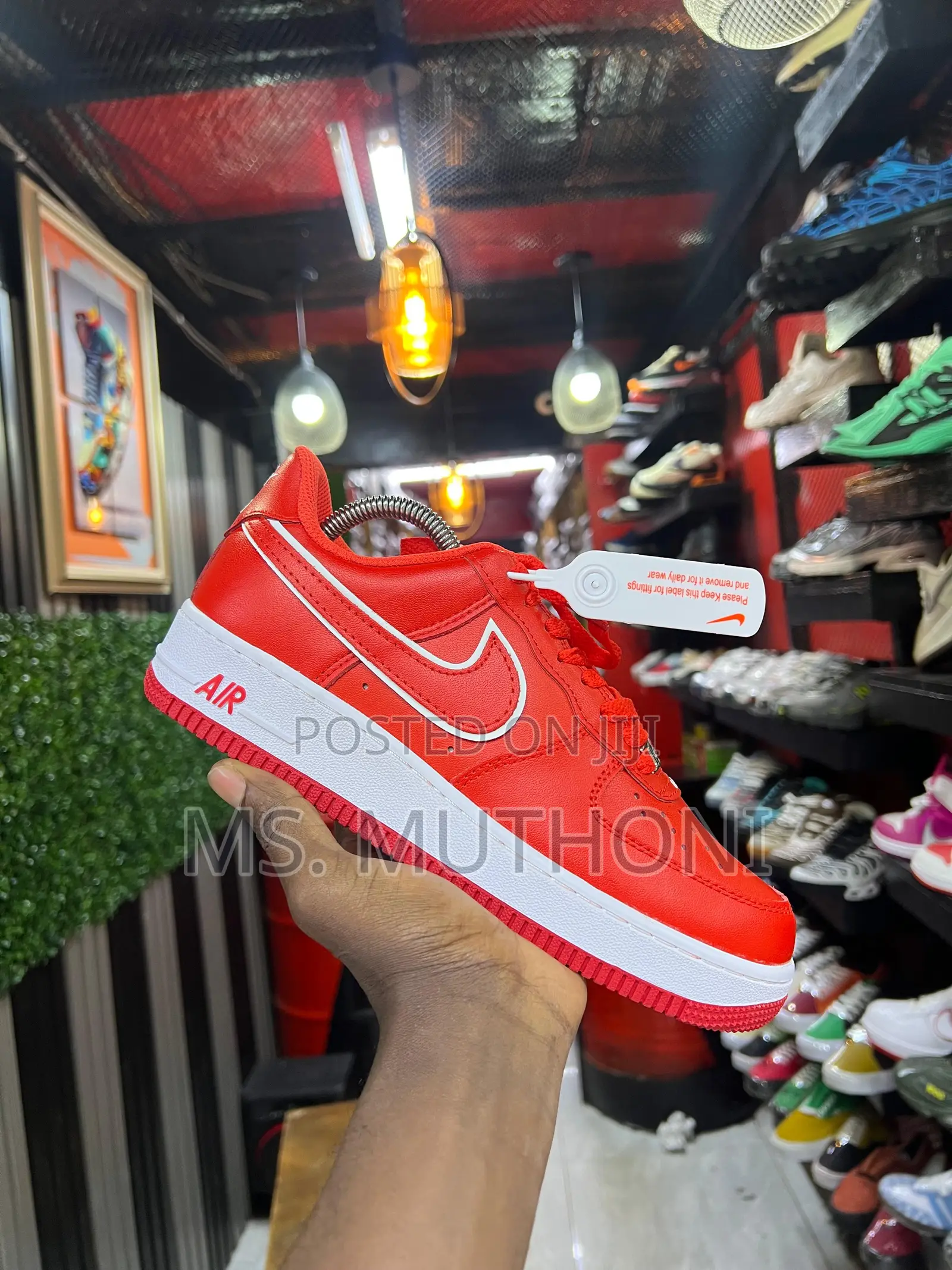 Af1 Low “Picante Red” White Sizes:39-44