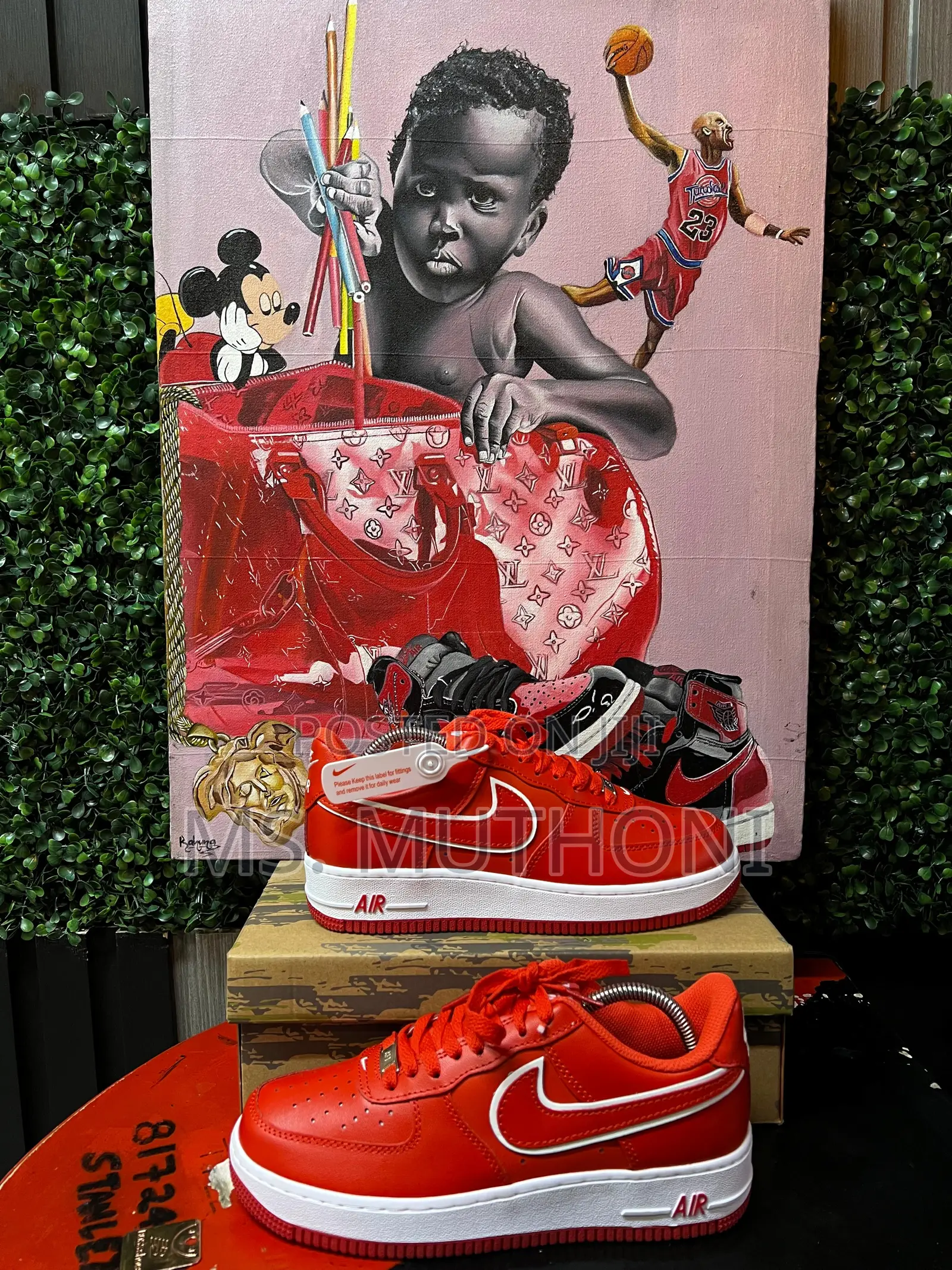 Af1 Low “Picante Red” White Sizes:39-44