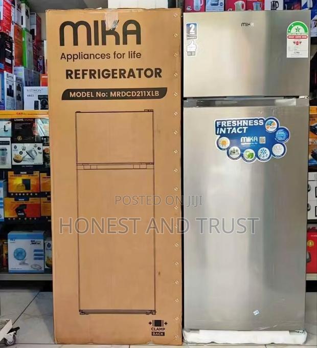 Mika 211litres Double Door Defrost