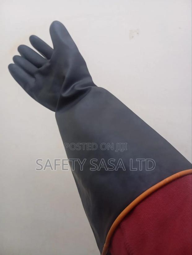Heavy Duty Industrial Rubber Gloves 18inch