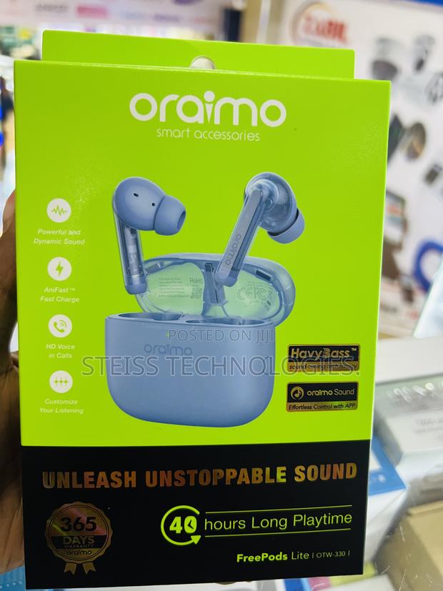 Freepods Lite Oraimo Blue Headsets - thumbnail 3