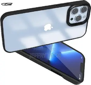 Gatita Black Clear Phone Case for iPhone 14 Black Rim Border