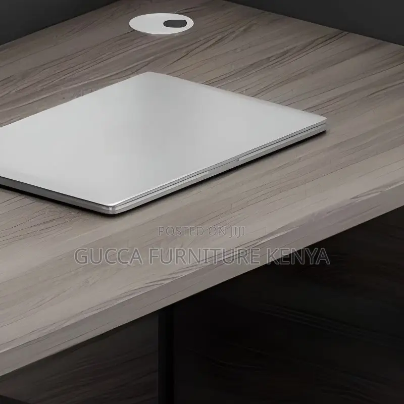Workstations:Timber Rectangular 4-Seat Office Workstation