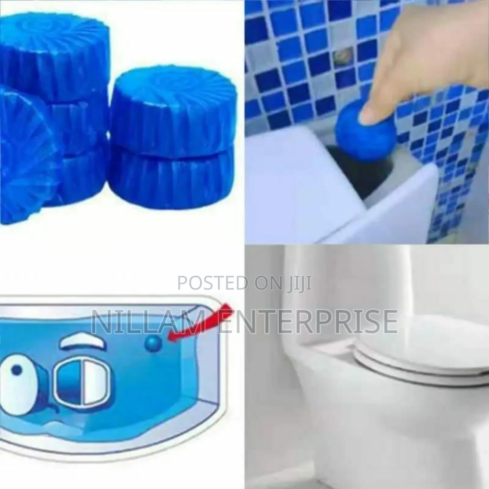 Blue Bubble Toilet Cleaner 10pc
