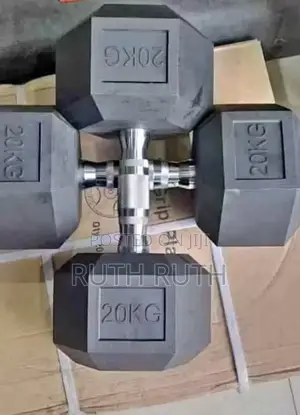 Dumbbells 20kg Hexagon Gym Dumbbells