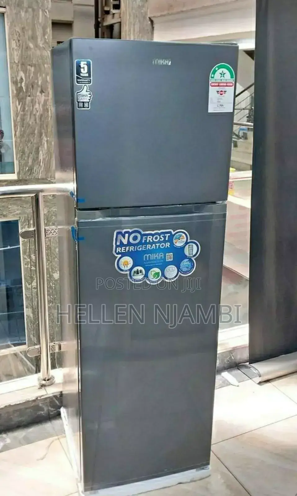 Mika 255 Litres,No Frost Double Door Refrigerator