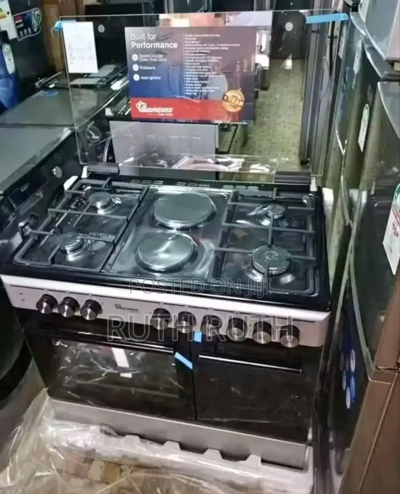 Ramtons 60x90 Standing Cooker 4g+2e With Gas Compartment