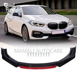 High-Performance Black Bumper Lip-Easy Install Tough Build