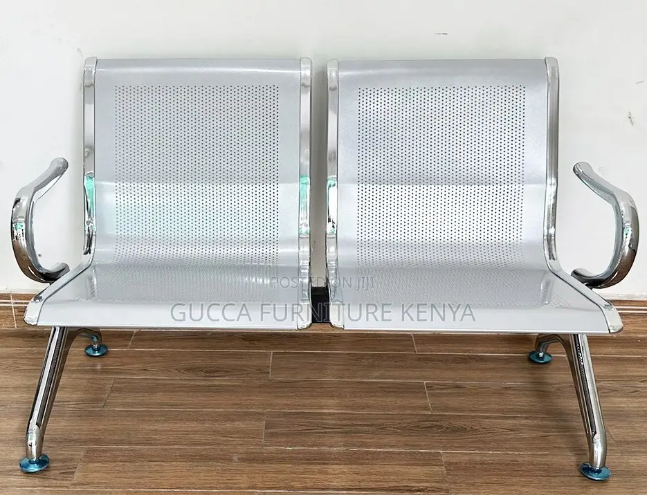 Benches: Office 2-Seater Iron Bench for Home Office