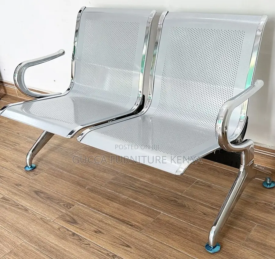 Benches: Office 2-Seater Iron Bench for Home Office