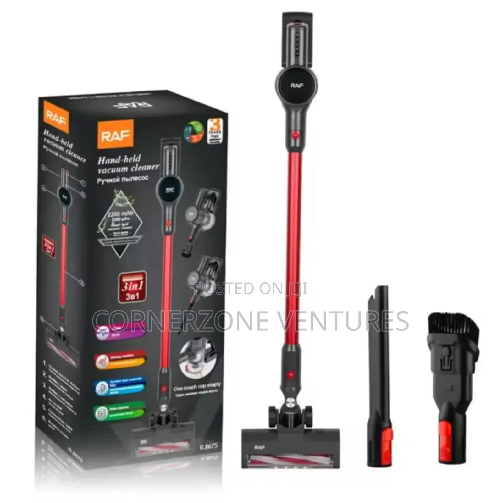 Raf Handheld Cordless Vacuum Cleaner