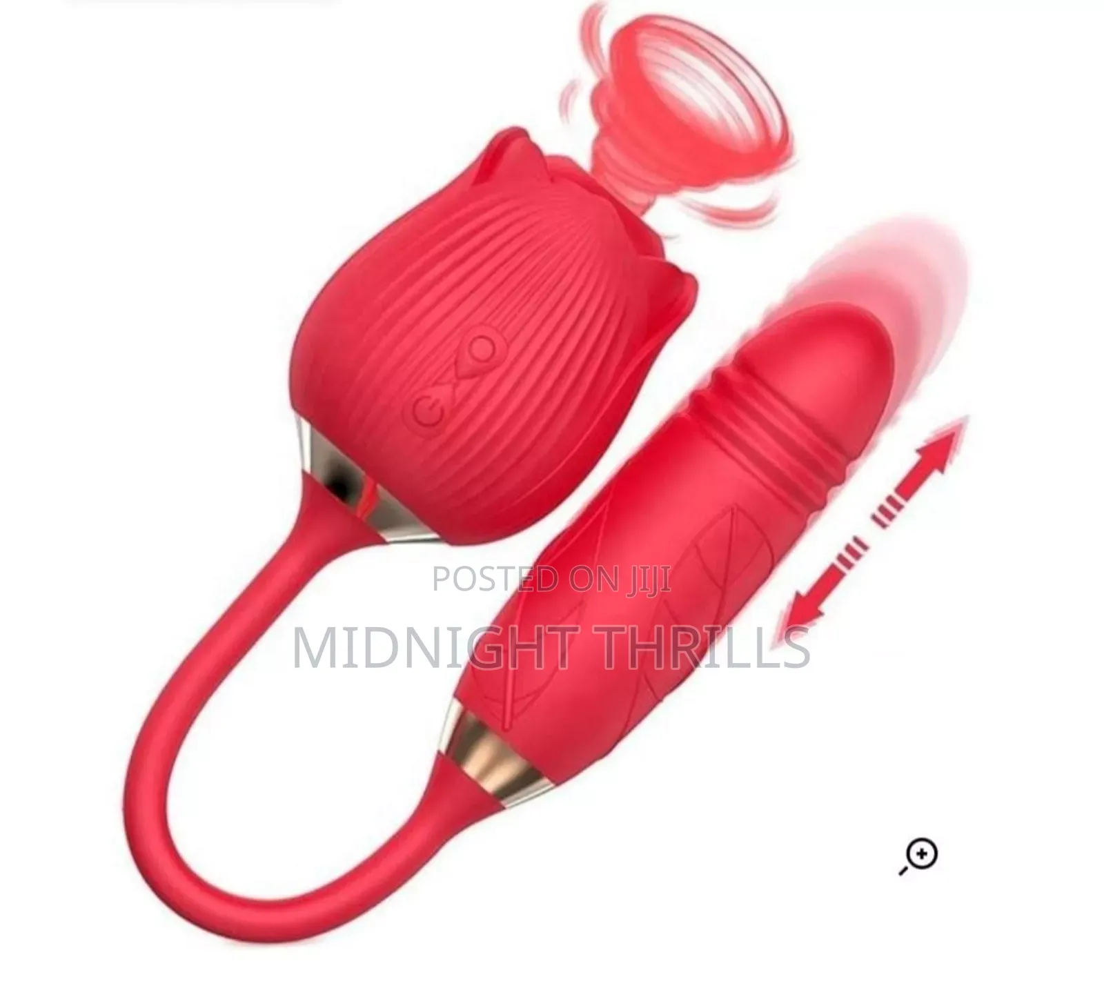 Rose Thrusting and Suction Vibrator