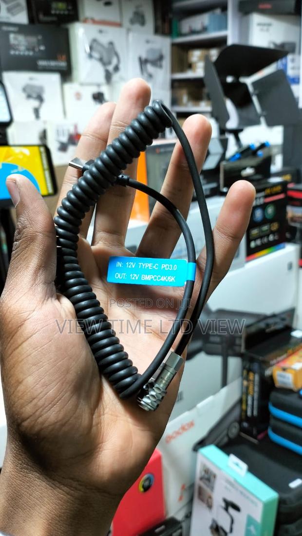 Coiled Usb Type C Blackmagic Cable - main view