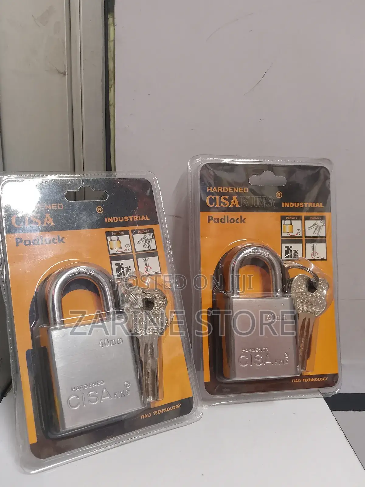 Cisaking Hardened Steel Padlock 40mm Anti-Rust Anti-Theft