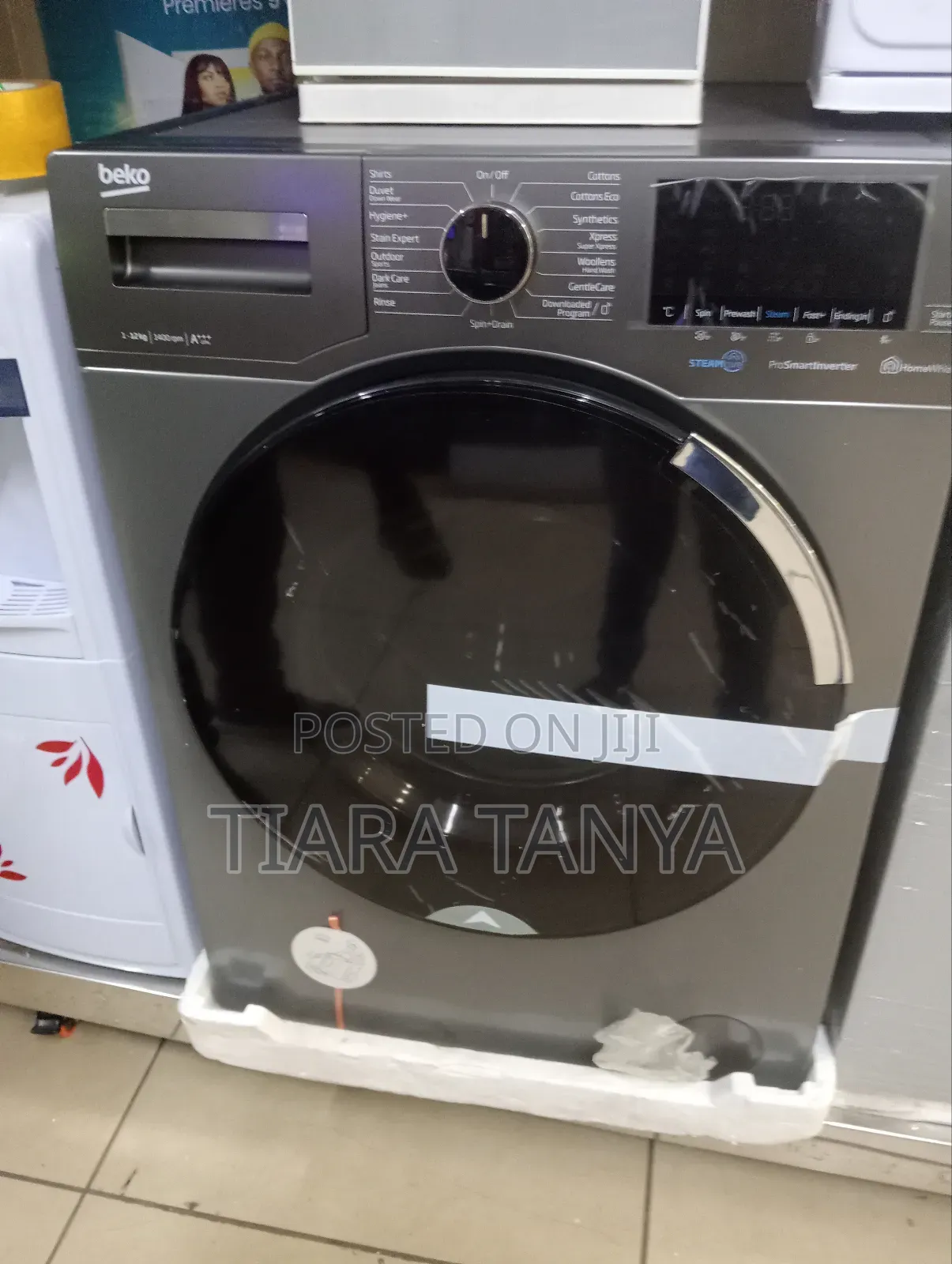Beko12kg B3wft51242mg Front Load Washing Machine