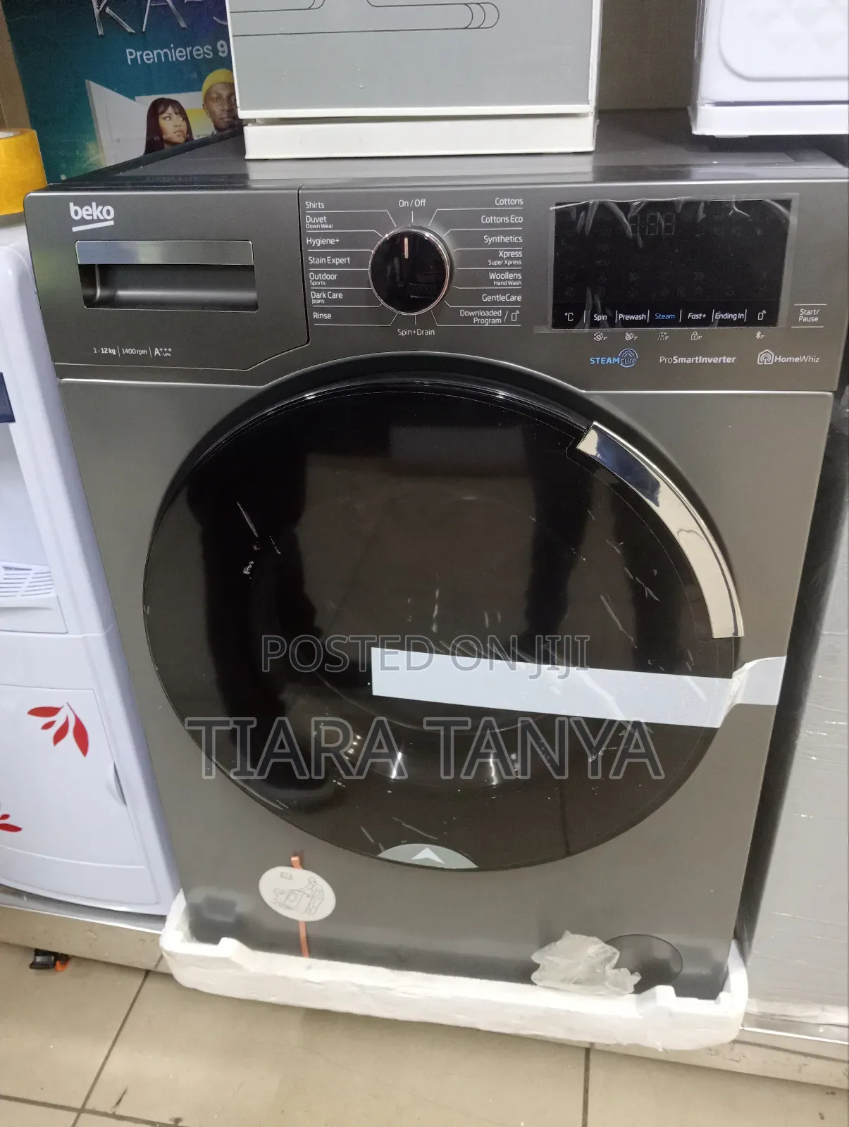 Beko12kg B3wft51242mg Front Load Washing Machine