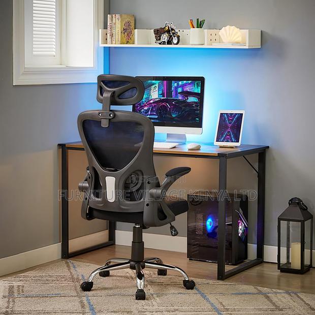 High Back Ergonomic Office Chair With Adjustable Headrest - main view