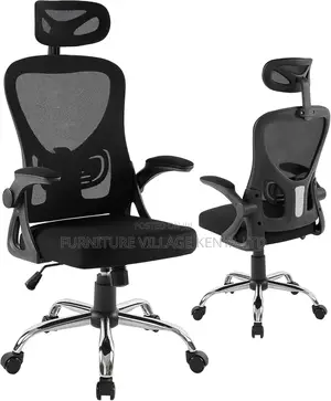 High Back Ergonomic Office Chair With Adjustable Headrest