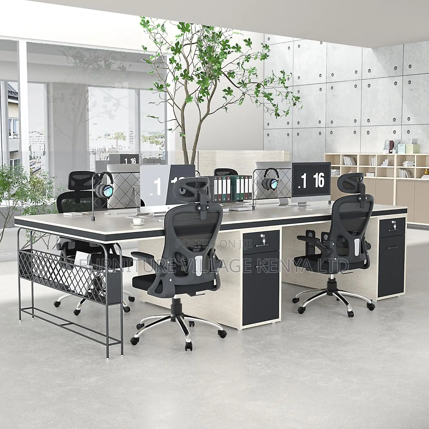 High Back Ergonomic Office Chair With Adjustable Headrest