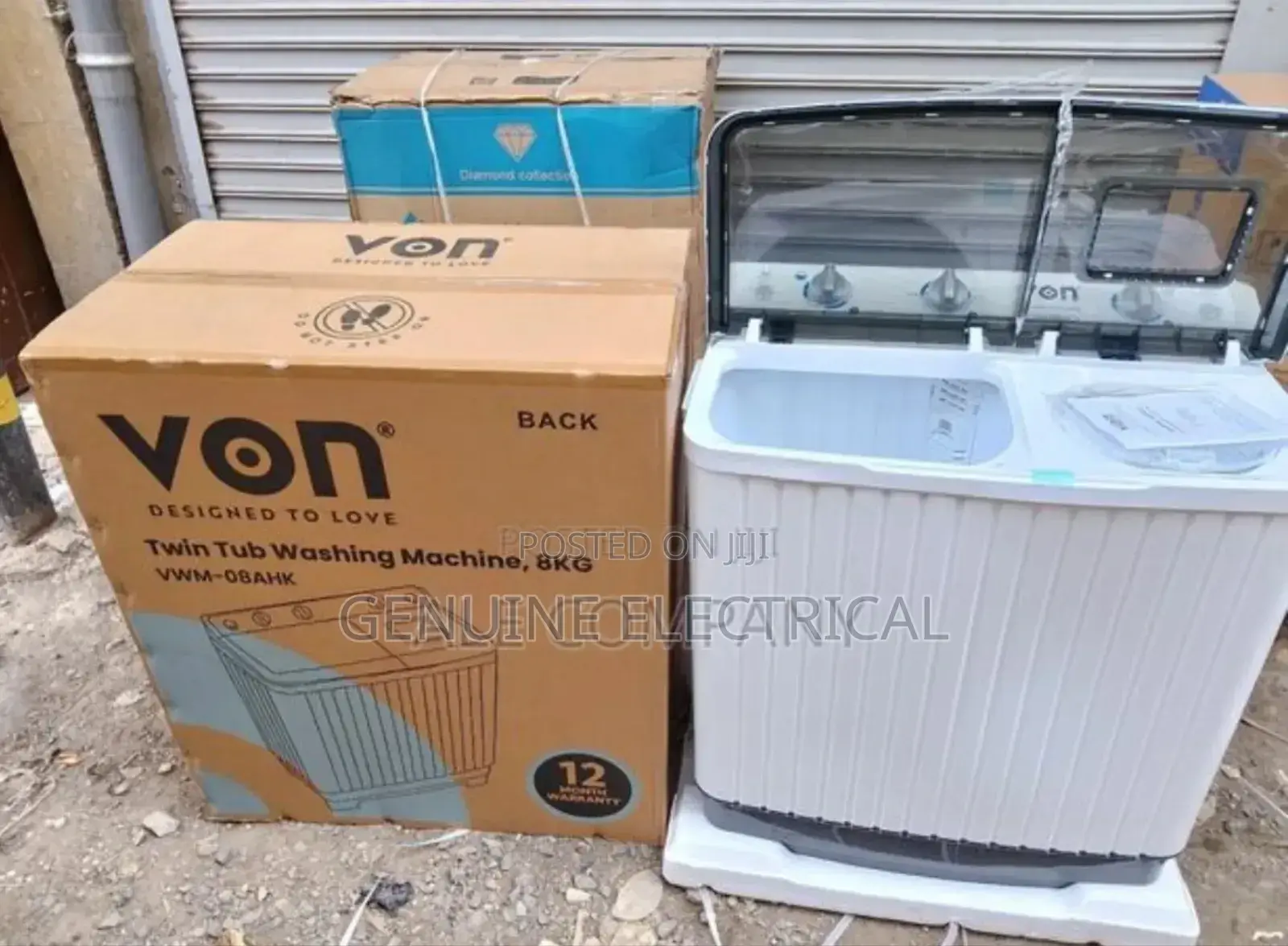 New Von 8kg Washing Machine