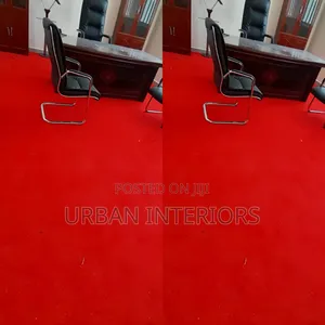 Wall to Wall Office Carpets. Managers Office Red Carpets