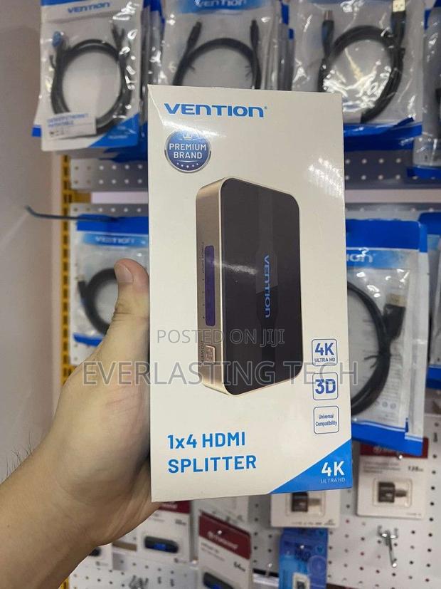 Vention 1 in 4 Out Hdmi Splitter Black - thumbnail 2
