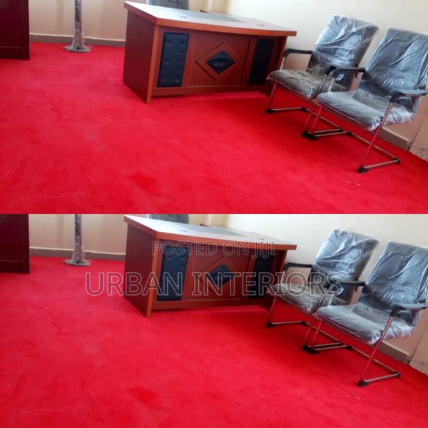 Wall to Wall Red Carpets. New Office Installation
