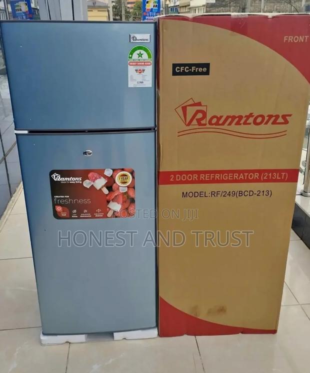 Ramtons 213l Rf/217 Double Door Refrigerator