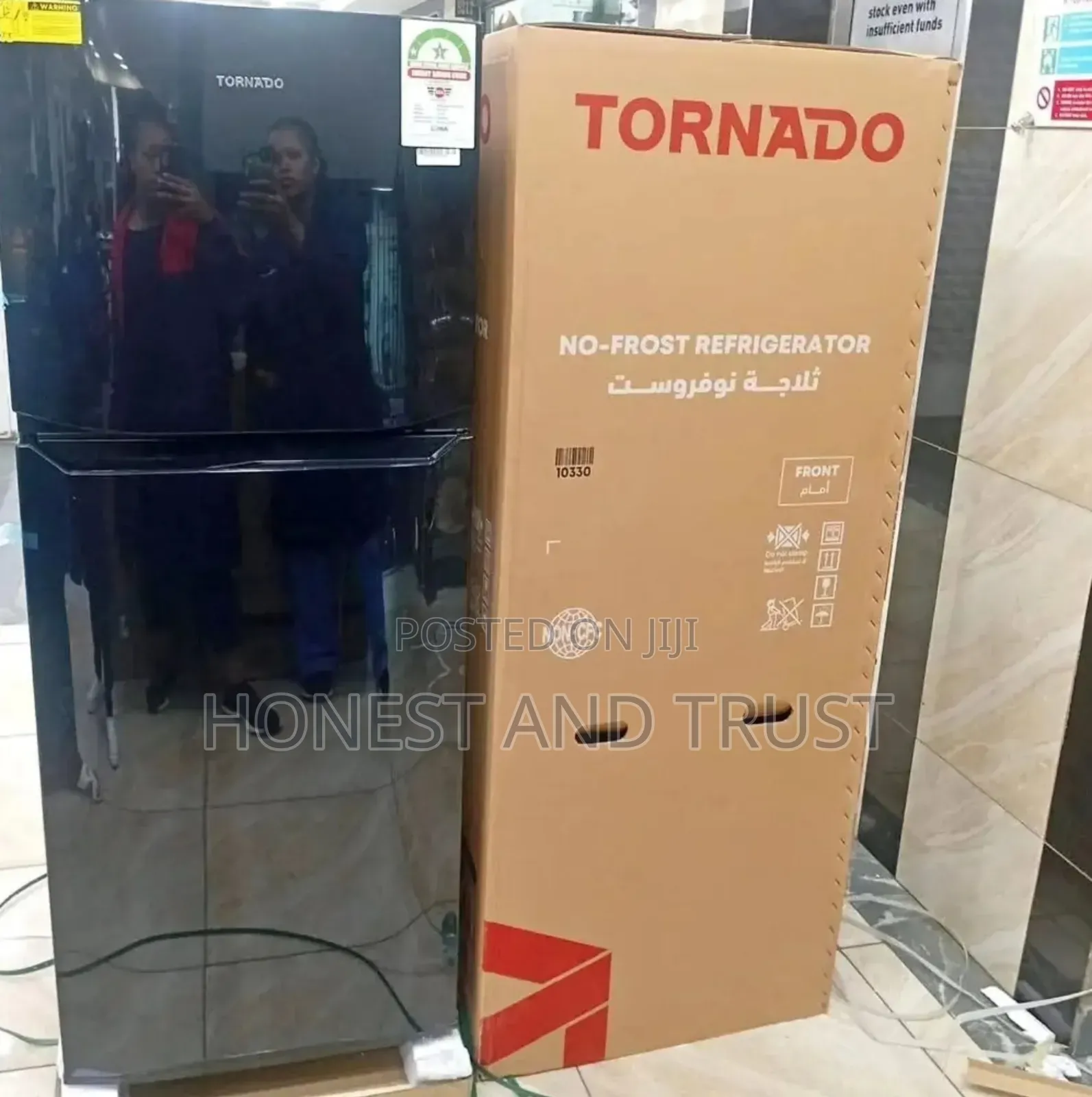 Energy Efficient Tornado 304ltrs Refrigerator