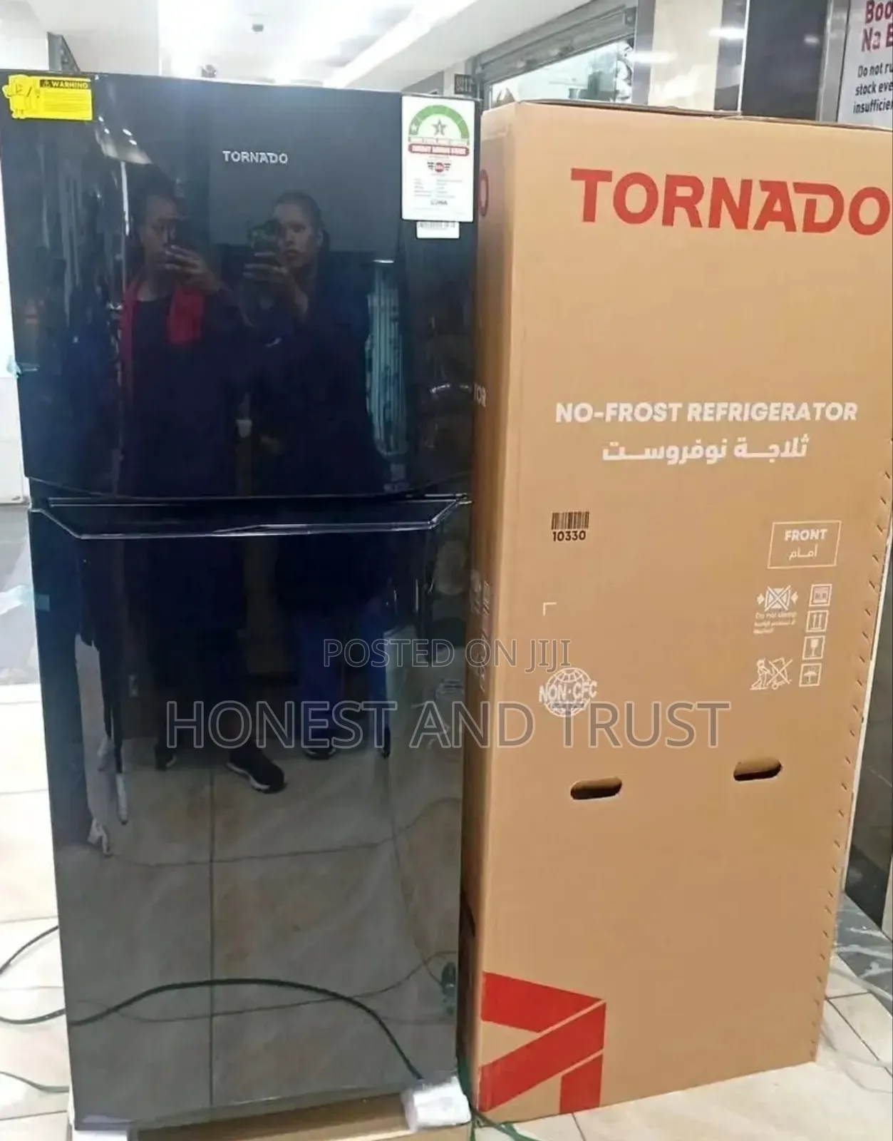 Tornado 304ltrs Refrigerator With Frost Free Freezer